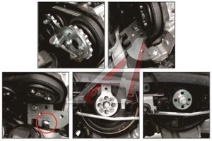Изображение 5, JTC-4383 Набор инструментов для установки и регулировки фаз ГРМ (VOLVO B4204 8-ми ст. КПП) JTC