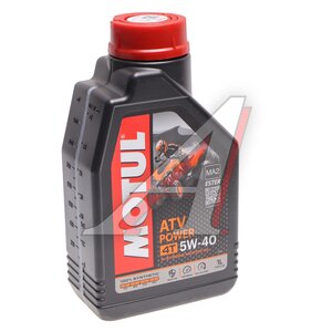 Изображение 1, 113196 Масло моторное ATV POWER 4T 5W40 синт.1л MOTUL