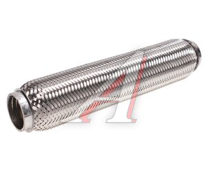 Изображение 1, VTL40300 IL Гофра глушителя 40x300 трехслойная interlock нержавеющая сталь МЗГС