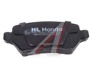 Изображение 4, MBF015201 Колодки тормозные KIA Ceed (12-), Venga (09-) OPEL Zafira B MANDO