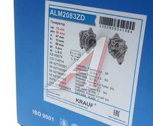 Изображение 5, ALM2083ZD Генератор SUBARU Forester (98-) 14В 90А KRAUF