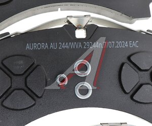 Изображение 3, AU 244 Колодки тормозные MERCEDES Actros дисковые (208x114x35) (4шт.) АТИ