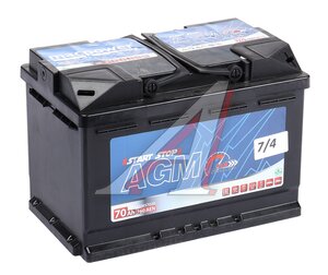 Изображение 1, 6СТ70(0) 70AGM57220 Аккумулятор MACPOWER AGM 70А/ч обратная полярность