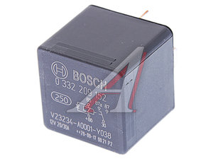 Изображение 2, 0332209152 Реле MERCEDES (12V, 30A) BOSCH