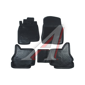 Изображение 1, NPL-Po-59-48 Коврик салона MITSUBISHI Pajero 4 (06-) полиуретан (4 предм.) NORPLAST