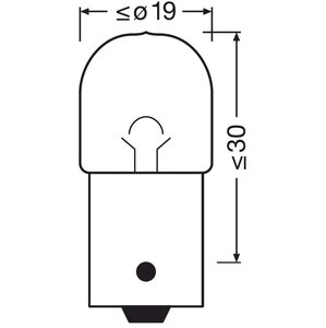 Изображение 7, 5627 Лампа 24V R5W BA15s OSRAM