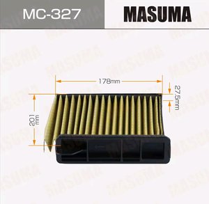 Изображение 2, MC-327 Фильтр воздушный салона NISSAN Cube угольный MASUMA
