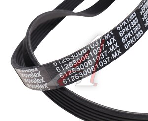 Изображение 2, 612630061037-MX Ремень приводной поликлиновой 6PK1383 SHACMAN SHAANXI MOVELEX