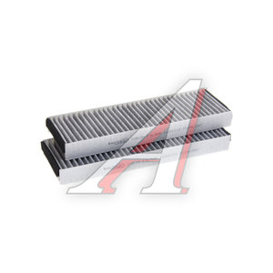 Изображение 1, KC0111S Фильтр воздушный салона AUDI A6 (05-11) угольный (2шт.) KORTEX