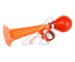 Изображение 1, УТ00029329 Звонок велосипедный клаксон пластиковый красный RAPIDA