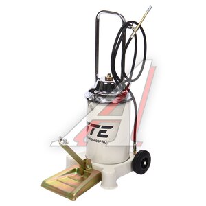 Изображение 1, GTE-K50400PRO Нагнетатель смазки (солидолонагнетатель) ножной с емкостью 13кг GTE