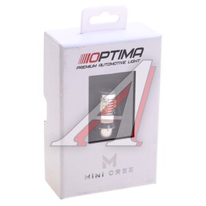 Изображение 3, OP-P21/5W-CAN-50W Лампа светодиодная 12V P21/5W 3W BAY15S бокс (1шт.) OPTIMA