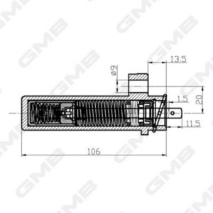 Изображение 3, GHAT111 Натяжитель ремня ГРМ TOYOTA Land Cruiser, Sequoia GMB