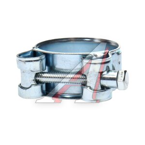 Изображение 2, W1-40-43-S Хомут силовой d=040-043 (42) оцинкованная сталь W1 TECHNIK