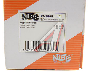 Изображение 4, PN3808 Колодки тормозные MITSUBISHI L200 (97-06) передние (4шт.) NIBK
