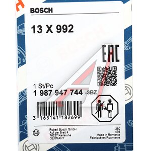 Изображение 6, 1987947744 Ремень приводной клиновой 13X992 BOSCH