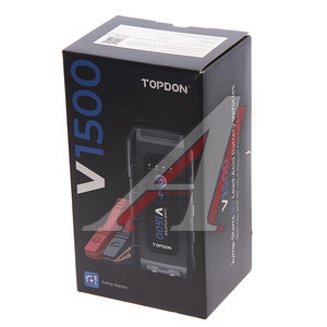 Изображение 5, V1500 Устройство пусковое 12V 1500A 10000мА/ч (power bank) TOPDON
