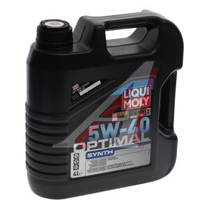 Изображение 2, 3926 Масло моторное OPTIMAL SYNTH 5W40 синт.4л LIQUI MOLY