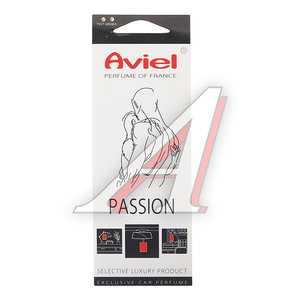 Изображение 1, 32034 Ароматизатор подвесной картонный (Passion) Perfume of France AVIEL