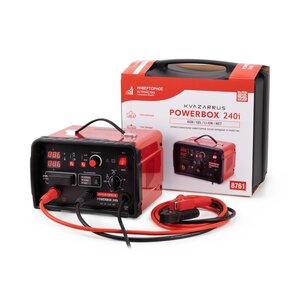 Изображение 1, PowerBox 240i Устройство пуско-зарядное 12-24V/40-700Ач/240А инверторное KVAZARRUS
