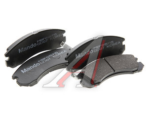 Изображение 1, MBF015715 Колодки тормозные MITSUBISHI Outlander (06-) передние (4шт.) MANDO