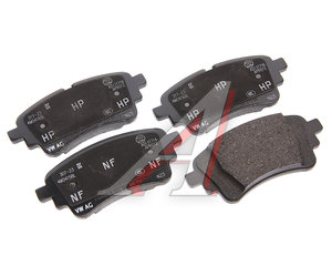 Изображение 1, 4M0698451BC Колодки тормозные VW Touareg (18-) задние дисковые (4шт.) OE