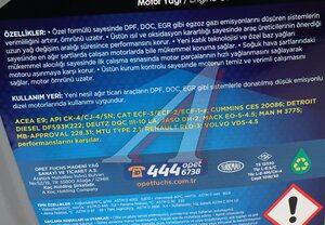 Изображение 2, 601215353 Масло дизельное FULLPRO HT MSPS 10W30 синт.20л OPET