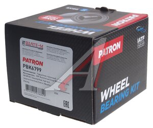 Изображение 3, PBK6799 Подшипник ступицы RENAULT Logan (07-), Duster (10-) задней PATRON