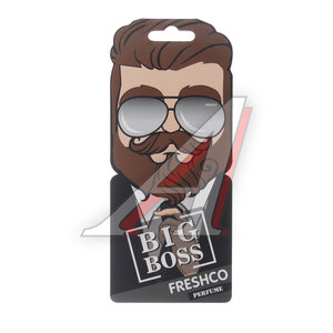 Изображение 1, AR1TM030 Ароматизатор подвесной пластина (парфюм) "TM Boss" Территория мужчин FRESHCO