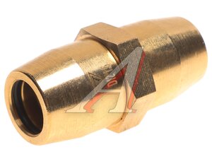 Изображение 1, D1.D12x1,5mm Соединитель трубки ПВХ, полиамид d=12х1.5мм прямой латунь SEVEN TRUCKS