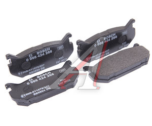 Изображение 2, 0986424266 Колодки тормозные MAZDA 626 (92-97), Xedos 6, MX-6 FORD Probe задние (4шт.) BOSCH
