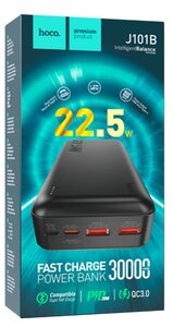 Изображение 5, J101B black Аккумулятор внешний 30000мА/ч для зарядки мобильных устройств HOCO