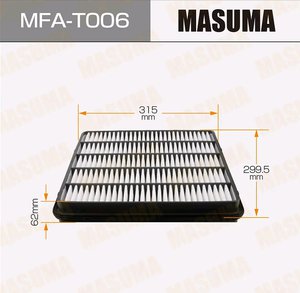 Изображение 2, MFA-T006 Фильтр воздушный TOYOTA Land Cruiser (08-) (4.5D) MASUMA