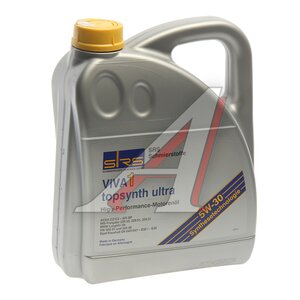 Изображение 1, 38876 Масло моторное VIVA 1 topsynth Ultra 5W30 синт.4л SRS