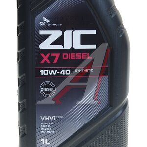Изображение 2, 132607 Масло дизельное X7 DIESEL CI-4/SL/ E7 10W40 синт.1л ZIC
