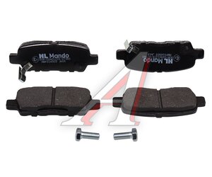 Изображение 2, MBF016003 Колодки тормозные NISSAN Juke, Teana (J32) задние (4шт.) MANDO