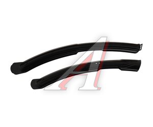 Изображение 3, XGNB-041-2 Крыло велосипедное 27.5"-29" удлиненное пластик 2шт. черное RAPIDO