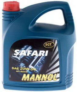 Изображение 1, 1226 Масло моторное SAFARY SN/CH-4 20W50 мин.5л 7404 MANNOL