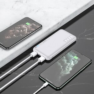 Изображение 3, J82 white Аккумулятор внешний 10000мА/ч для зарядки мобильных устройств HOCO
