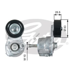 Изображение 6, T39160 Ролик приводного ремня CHEVROLET Aveo (06-) натяжителя кондиционера GATES