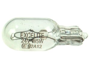 Изображение 1, EX-53300 Лампа 24V W5W W2.1x9.5d Standart EXCELITE