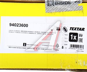 Изображение 6, 94023600 Барабан тормозной RENAULT Clio (98-) задний (1шт.) TEXTAR
