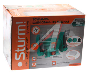 Изображение 4, BG60202U Точило 400Вт 200мм 2950об/мин. STURM