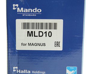 Изображение 4, MLD10 Колодки тормозные CHEVROLET Epica, Lacetti стояночного тормоза (4шт.) MANDO
