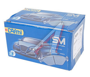 Изображение 4, D443SM Колодки тормозные ГАЗ-3110, 3302 передние (4шт.) DAFMI Semi Metallic