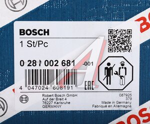 Изображение 7, 0281002681 Заслонка NISSAN X-Trail (07-14) дроссельная BOSCH