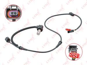 Изображение 1, DM8171 Датчик АБС AUDI A6 (97-) колеса переднего левого/правого LYNX
