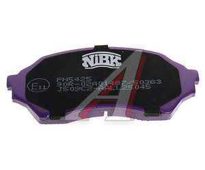 Изображение 4, PN5425 Колодки тормозные MAZDA 323 (98-04) передние (4шт.) NIBK