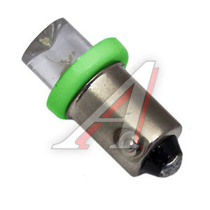 Изображение 1, ME-0411G Лампа светодиодная 12V T4W BA9s Cone Green MEGA ELECTRIC