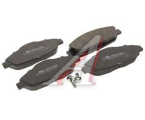 Изображение 2, MBF015237 Колодки тормозные PEUGEOT 308 (07-), 3008 (09-) передние (4шт.) MANDO